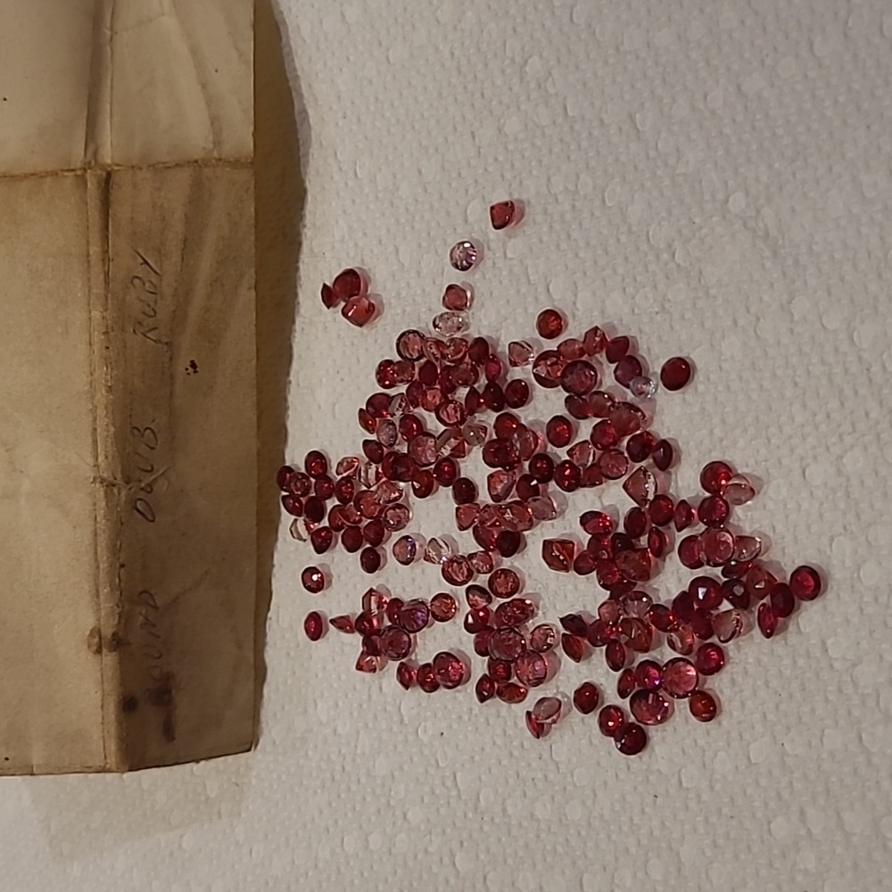 Round Ruby Doublets